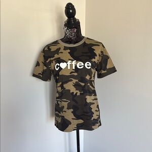 Camo Coffee Graphic Tee